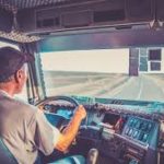 Commercial Truck Driving, Truck and Trailer safety courses, man driving a truck