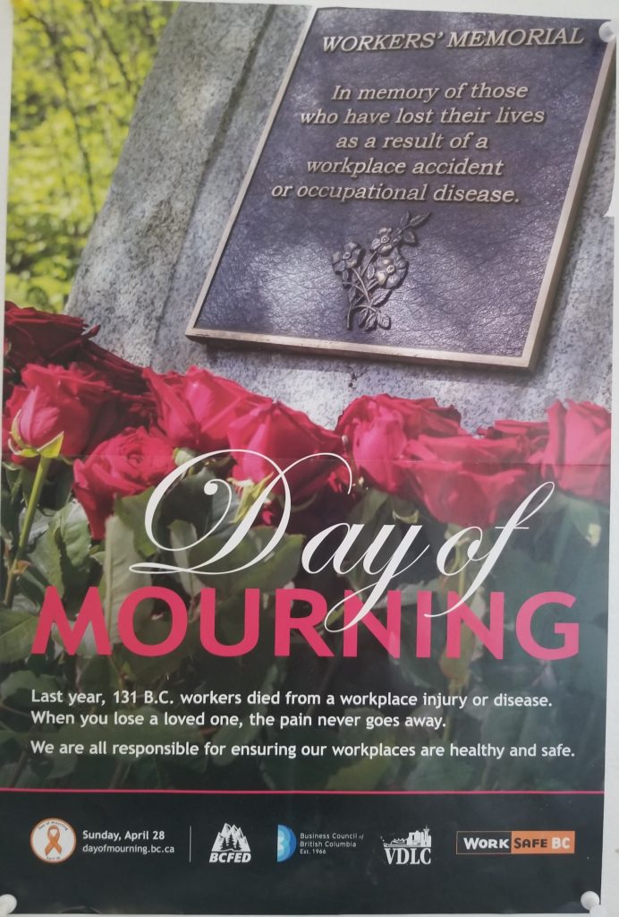 Day of Mourning Poster for 2018