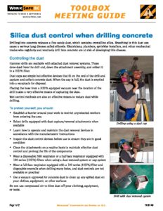 Silica dust control when drilling concrete 1 pdf