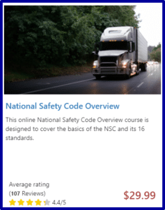 National Safety Code Overview