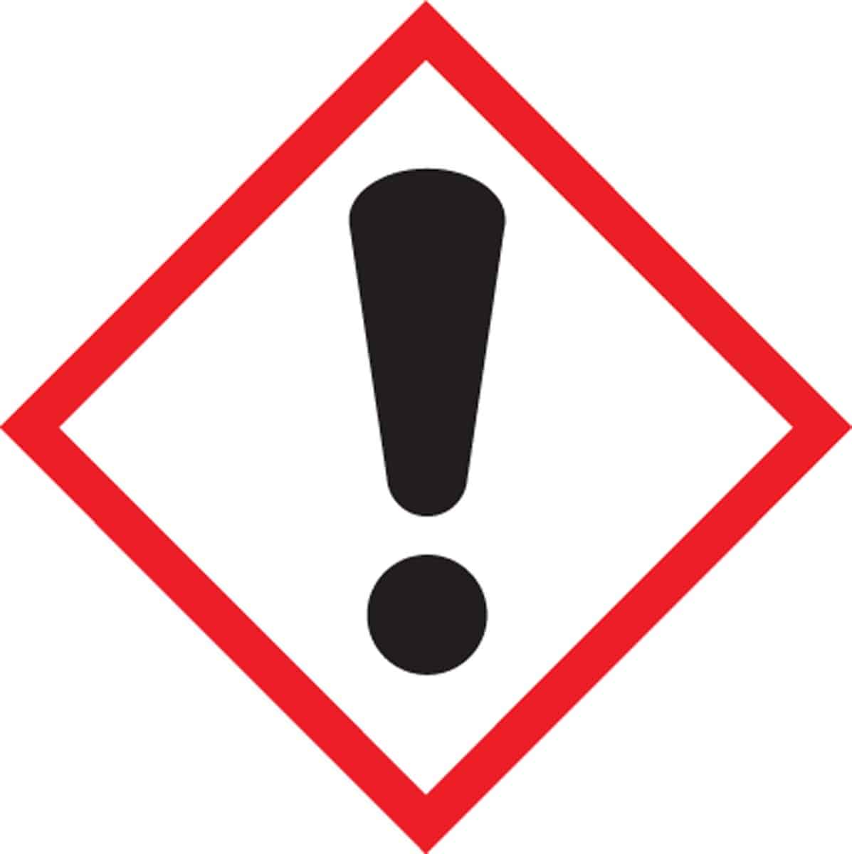 Exclamation Mark Pictogram, WHMIS 2015