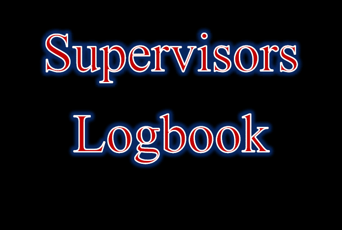 Supervisors Logbook